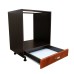 Corp pentru cuptor incorporabil cu sertar Zebra, wenge/MDF Cedru, fara blat, 60 x 82 x 57 cm